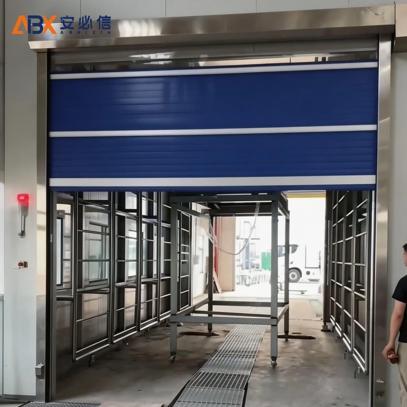 长春省原种繁殖场PVC快速门